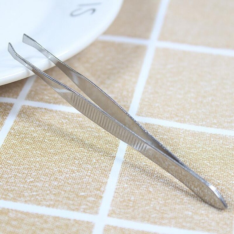 12 pièces/ensemble pince à épiler à sourcils inclinés en acier inoxydable pince à épiler pour le visage outil de maquillage dames cosmétiques beauté