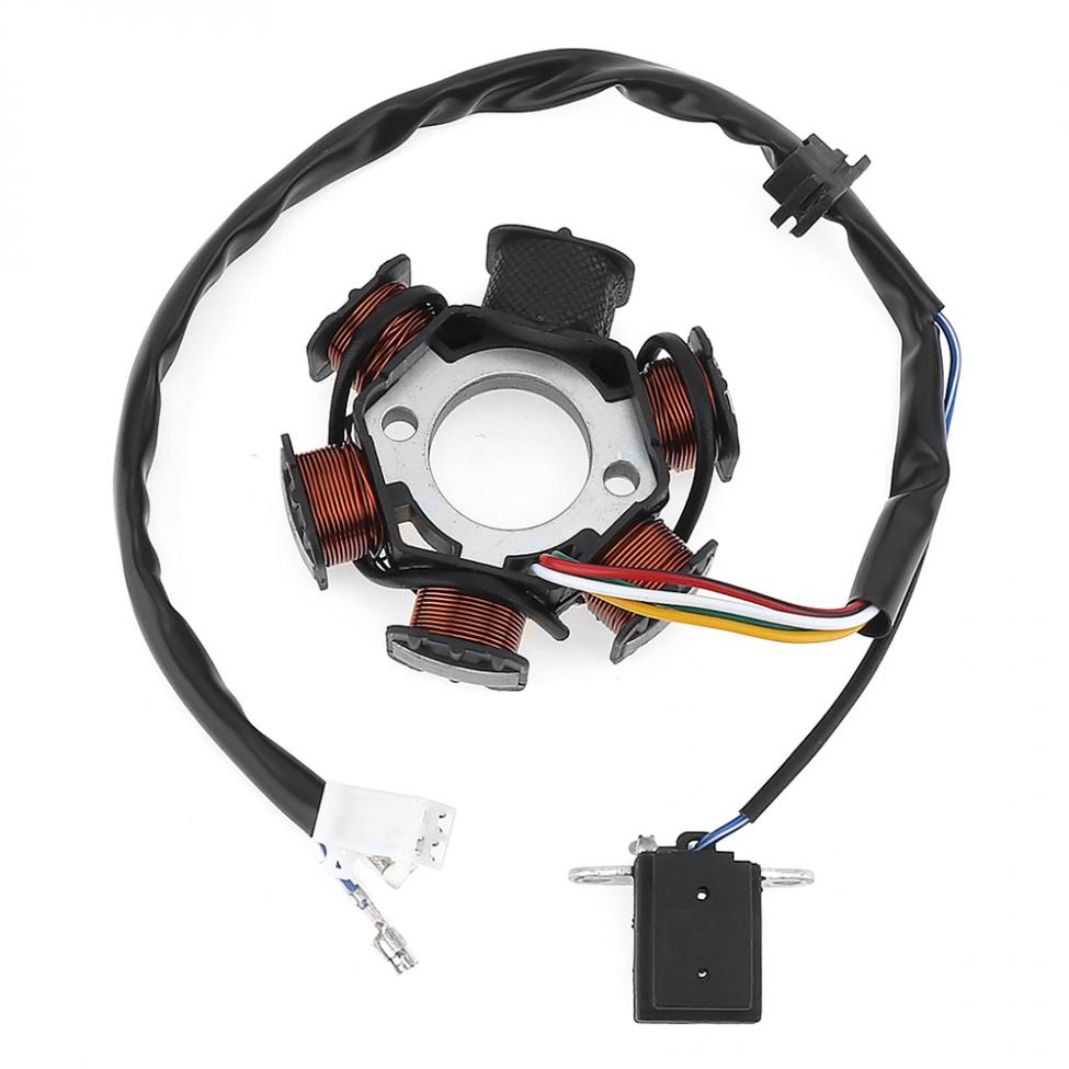 GY6125 Motorfiets Scooter Generator 6 Spoelen Mag... Grandado