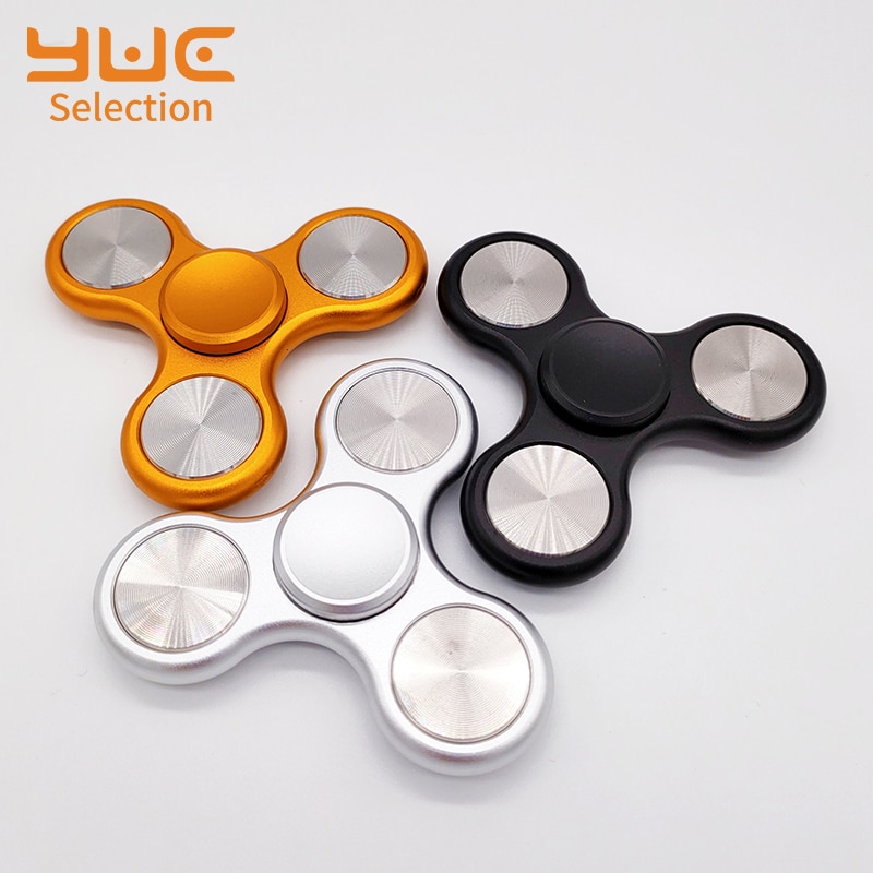 YUC Matte Alloy Hand Spinner Mute Bearing R188 Metal Finger Spinner Advanced feel Relief Stress Toy Kids Finger Fidget Spinner