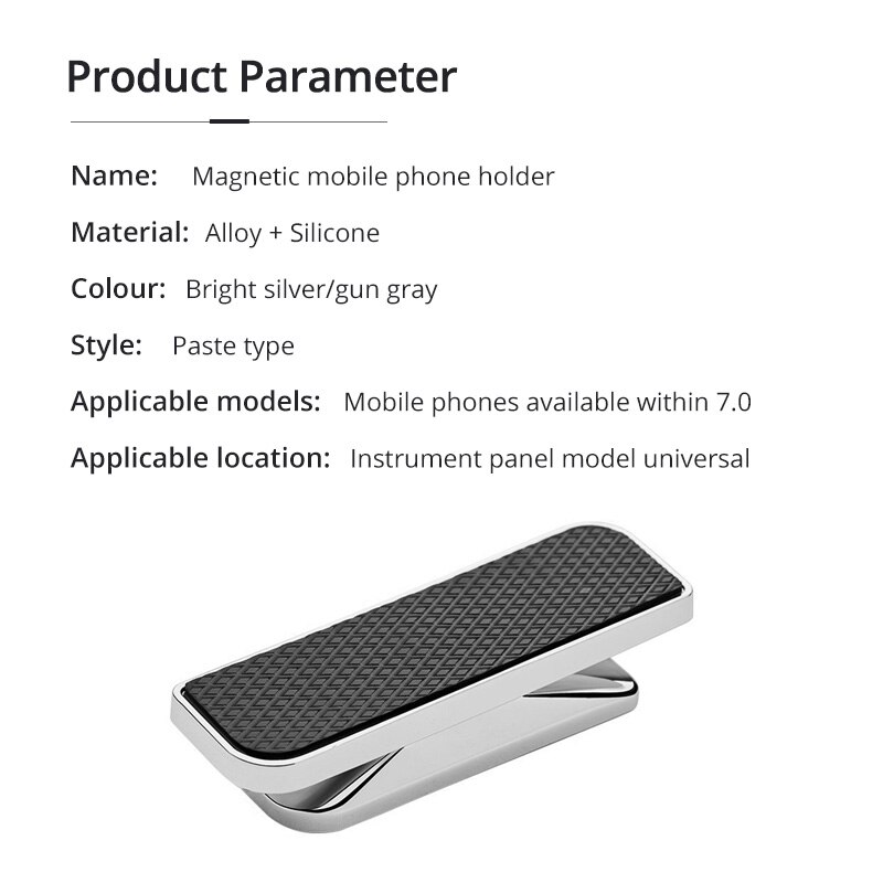Universele Mobiele Telefoon Houder Magnetische Autohouder 360 Dashboard Mobiele Telefoon Stand Gps Armband Voor Iphone Samsung Magneet Houder
