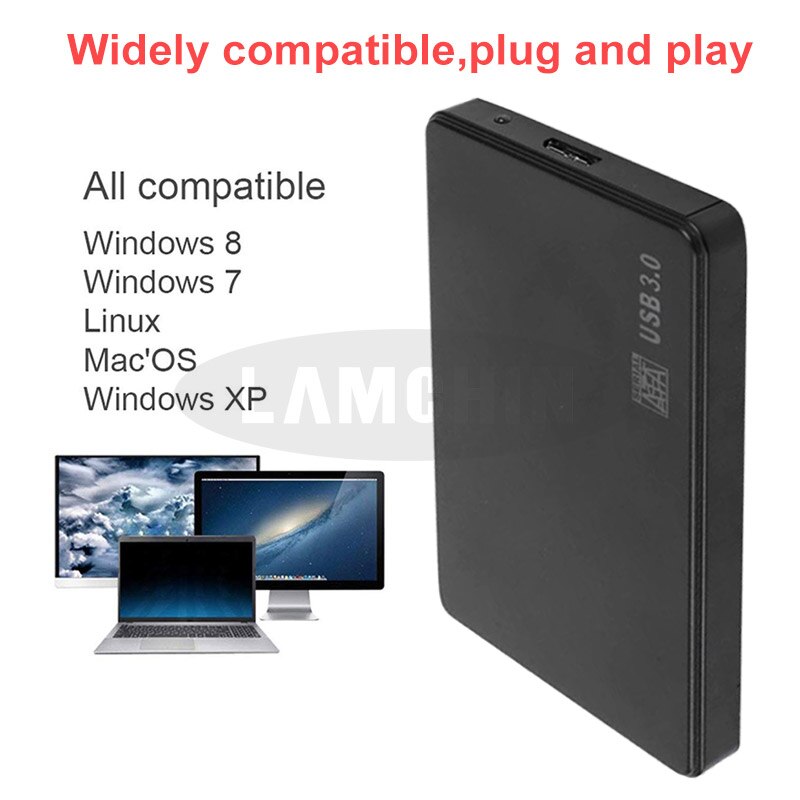 Usb 3.0 Sata 3.0 Harde Schijf Geval 2.5 Inch Ssd Hdd Behuizing Plug En Play Ondersteunt 3 Tb Transmissie Uasp protocol Hard Drive Case