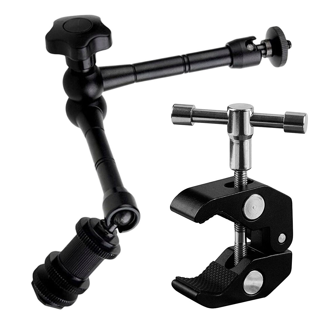 Centechia pro braccio magico articolato a frizione regolabile da 11 pollici/super morsetto per tenere sotto controllo LCD DSLR accessori per fotocamere a portato: clamp plus arm