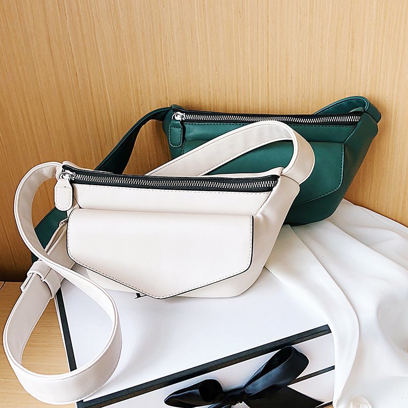 Marsupi Casual per donna borsa a tracolla in morbida pelle borsa da viaggio piccola da viaggio verde nero borsa da marsupio femminile borse da cintura Bolsos