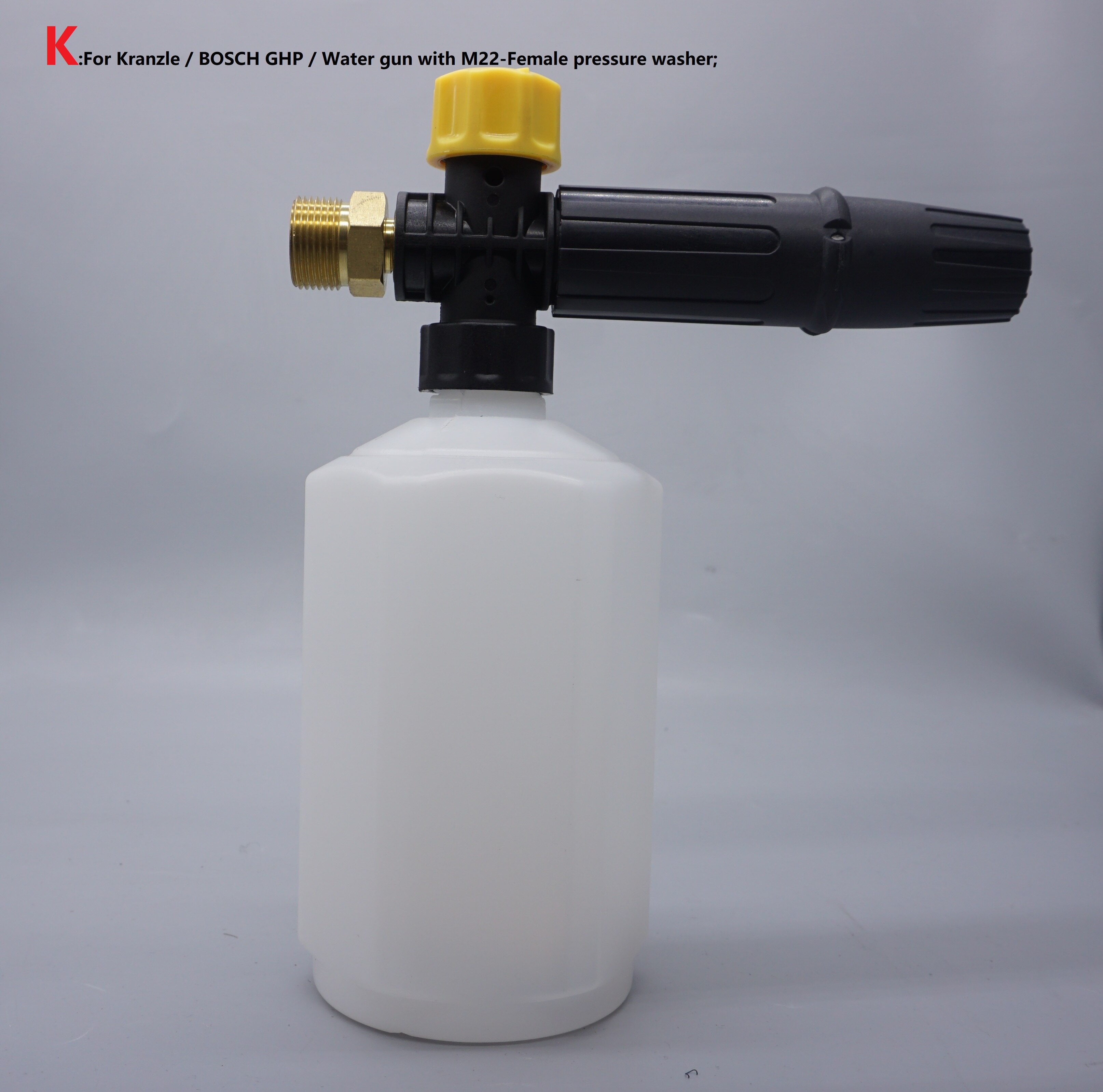 Snow foam lance for Karcher Daewoo Hammer Huter Makita Bosch Parkside Lavor Stihl High Pressure Washer 3Days Big Sales Car wash: K