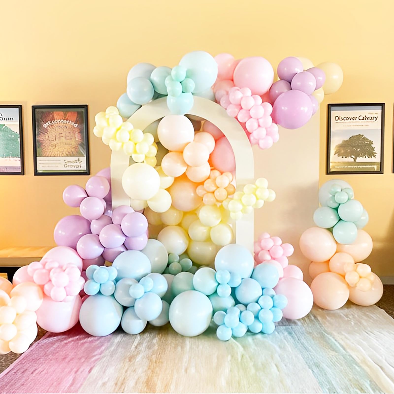 20 stuks gemengde kleuren macaron ballonnen 10 inch pastel regenboog ballonnen macaron ballonnen meerkleurige ballonnen feestdecoraties