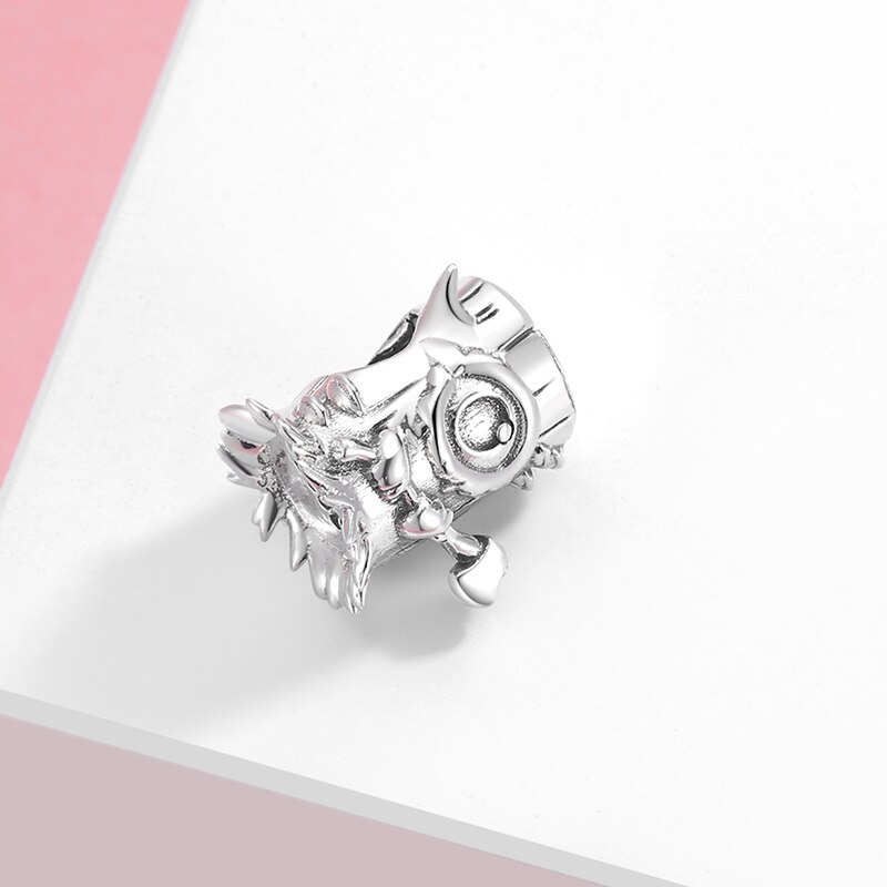 Tree stump Forest Elf series 925 Sterling Silver Metal Beads Charm fit jiuhao Charms Bracelet Women Jewelry Making