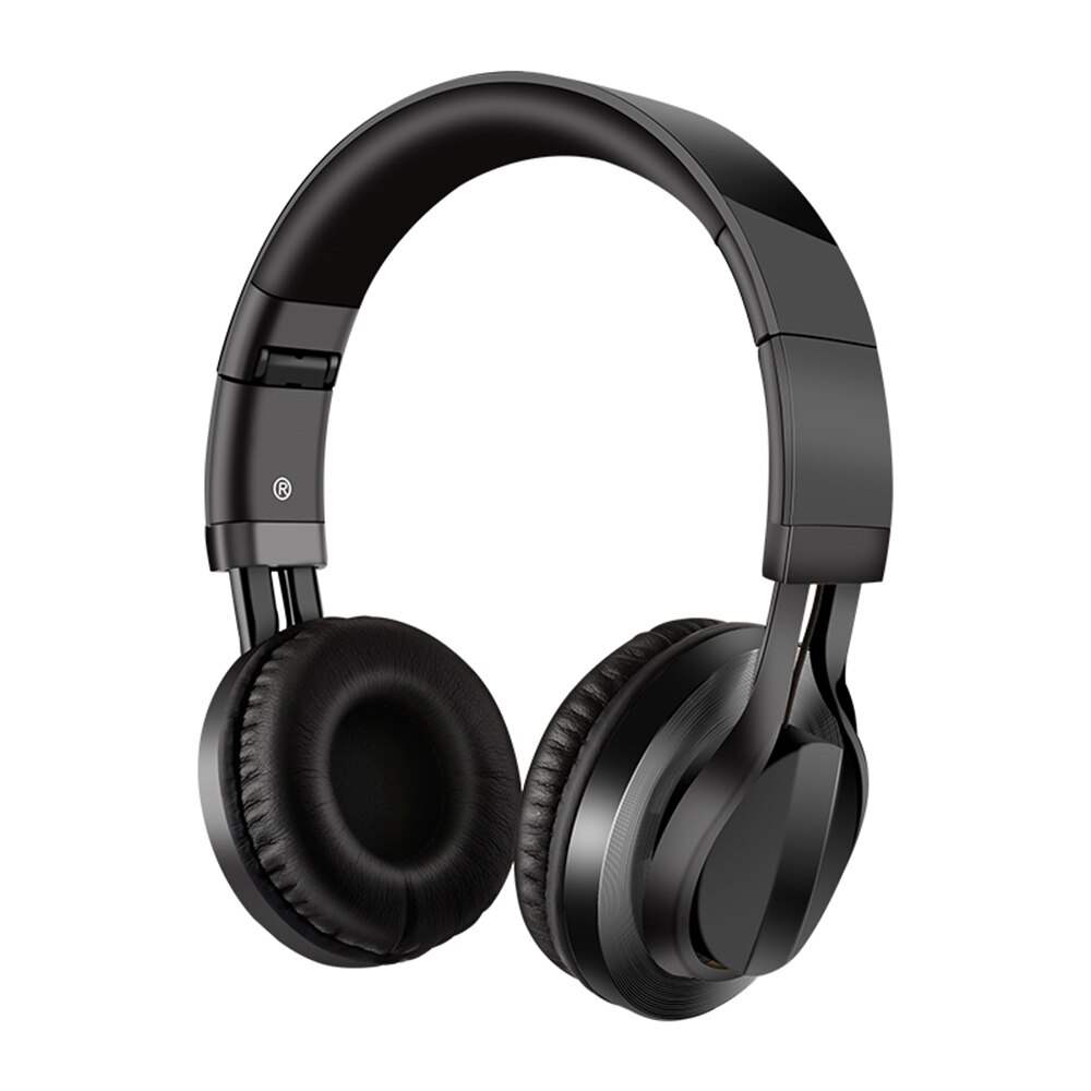 Kabelgebundenes headset mit kabelsteuerung, subwoofer, kabelgebundene, faltbare, tragbare kopfhörer, stereo-hifi-headset für gaming: Schwarz