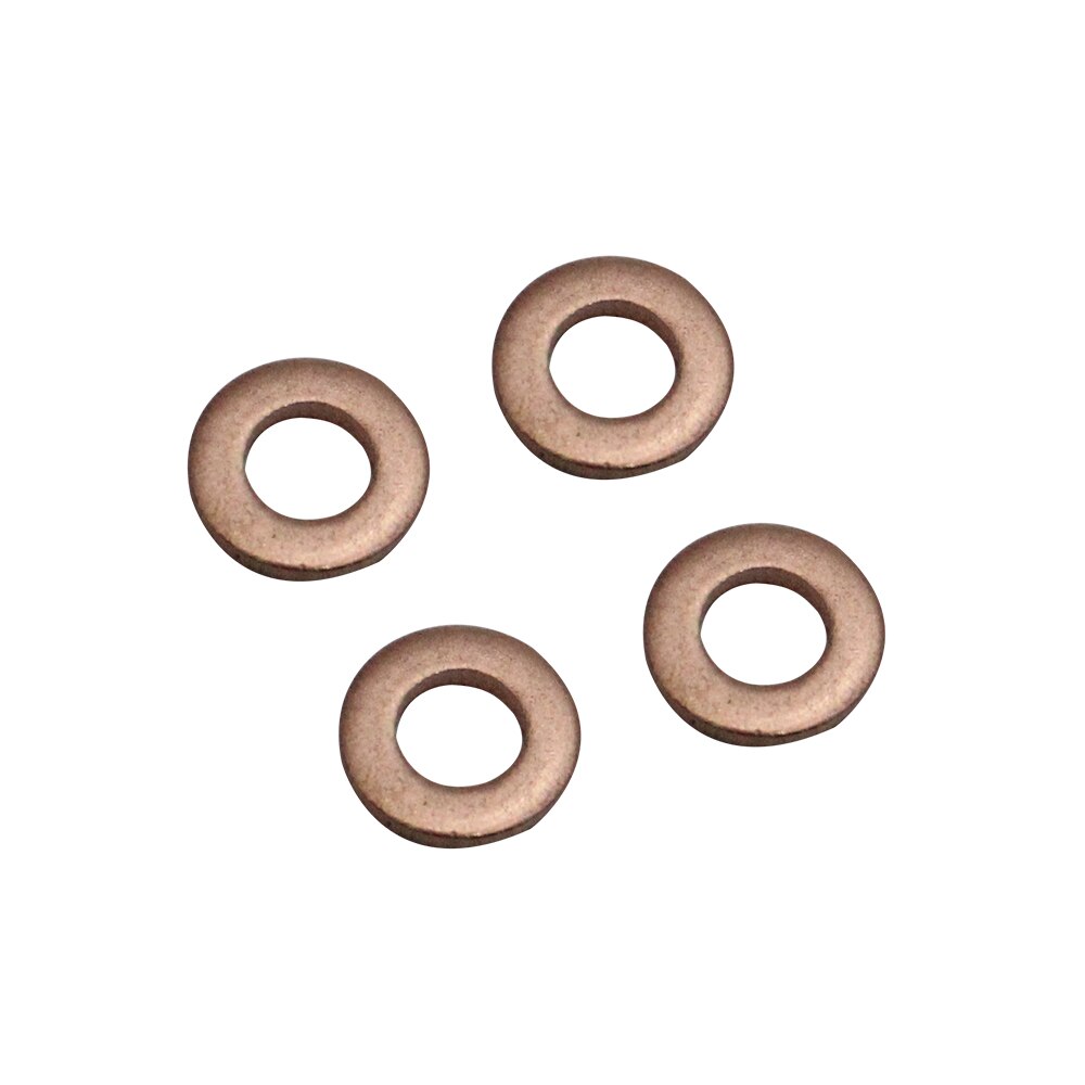 Fuel Injector Seal Copper Washer 4pcs for Ford Transit MK7 2.2 2.4 3.2 2006 Copper Washer
