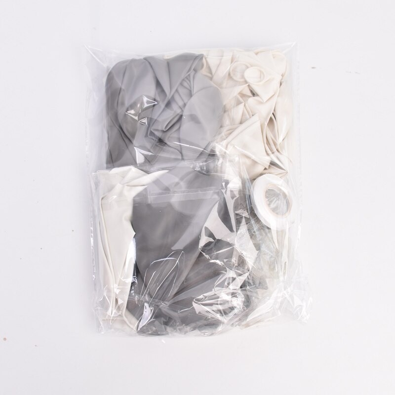 Ohoho Wit Grijs Macaron Ballonnen Guirlande Boog Set Doop & Doop Bruiloft Decoratie Achtergrond Muur Balon Feestartikelen