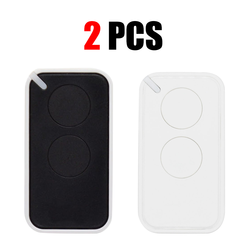 2PCS FLOR FLO2RS 433.92MHz Rolling FLO4RS ON1 ON2 ON4 INTI1L INTI2L INTI1Y INTI2Y Garage Gate Opener Remote Control: black