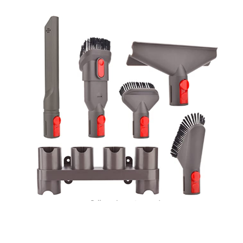 Dream-Kit d'accessoires pour aspirateur Dyson, poignées Absolute, matelas moelleux Imagone, ensemble d'accessoires surdimensionnés, V15, V12, V11, V10, V7, V8: kaki foncé