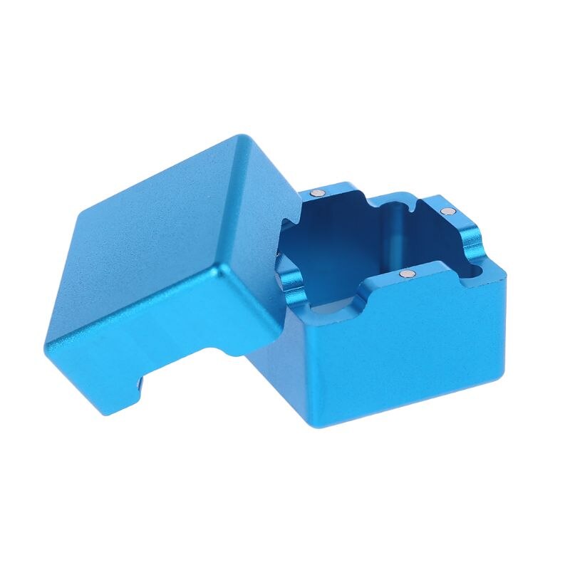 Porta stecca da biliardo tascabile porta gesso mini stecca portatile in alluminio gessetti per piscina