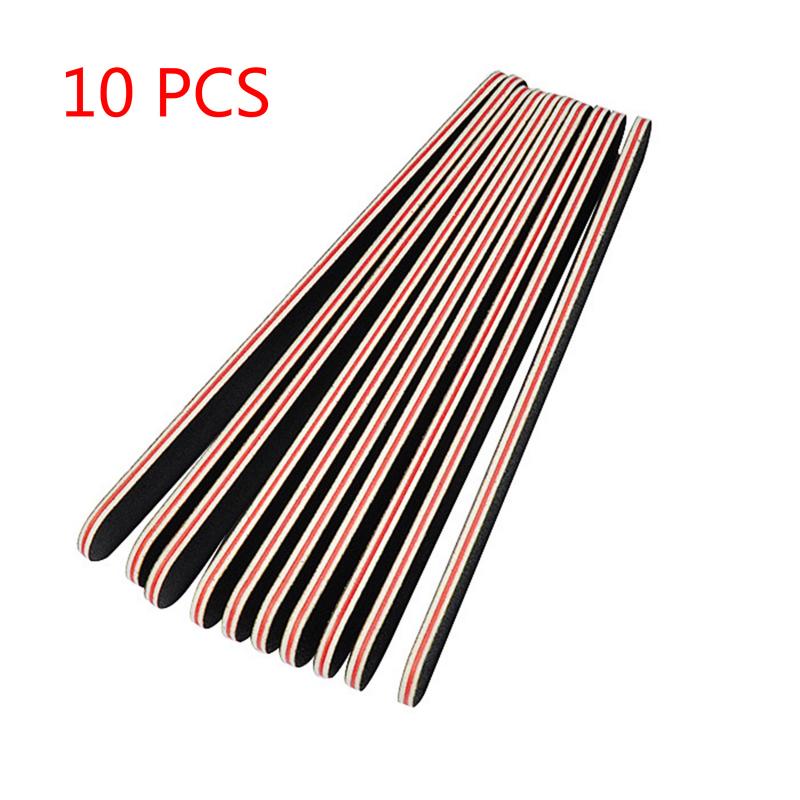 Zwarte schuurvijl, buffer, dubbelzijdige nagelkunst, manicure, schuurvijl voor salon, manicure, uv-gelpolijstmachine: 02