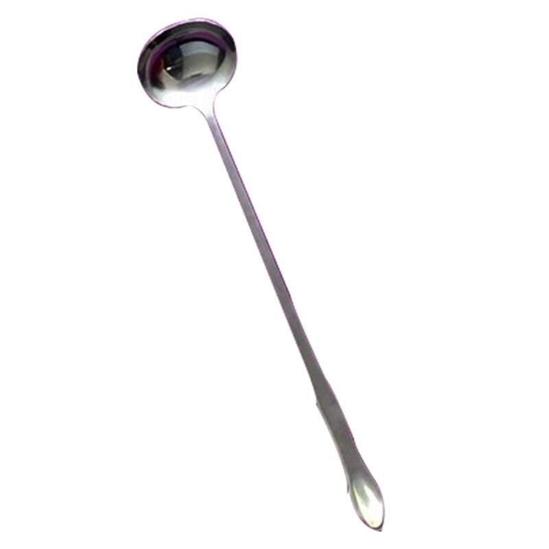 Durable Stirring Spoon Stainless Steel Long Handle Mixing Spoon Cocktail Shaker Spoon Ice Cream Tool Kitchen Accessories: L
