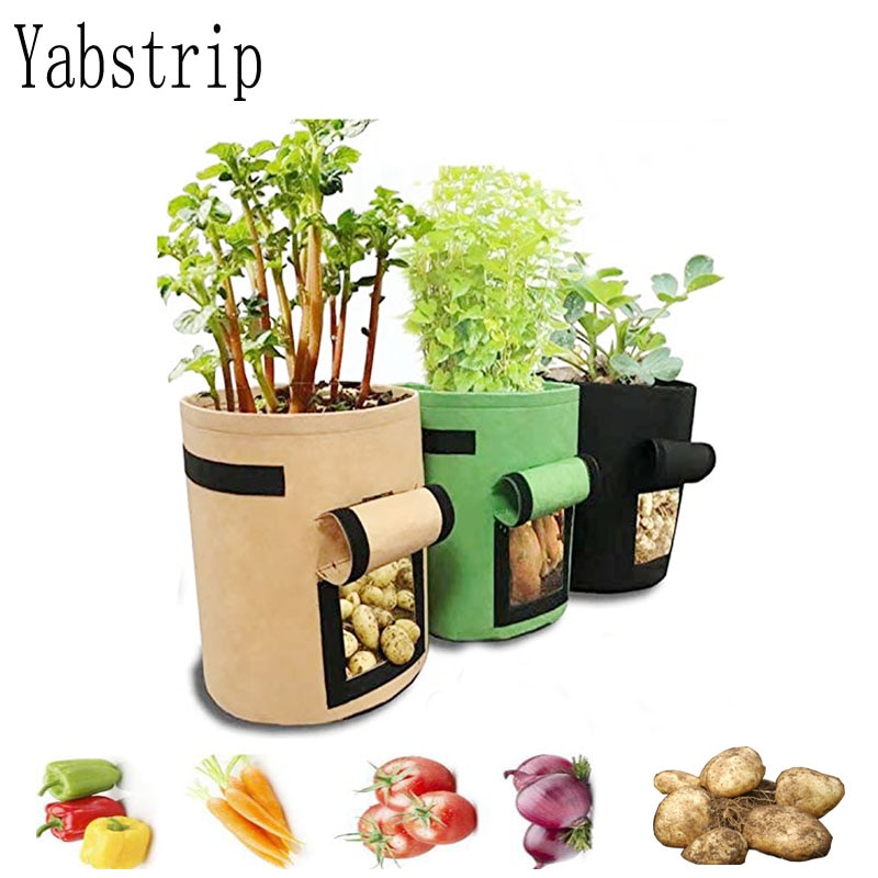 DIY Potato Grow Planter Planting Container Bag 23x28 Vegetable jardin Vertical home Garden Thicken Garden Pot Planting Grow Bag