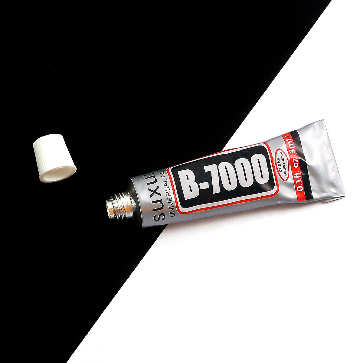 1 pz stile mescolare strass colla fredda B7000 B6000 resina epossidica super colla sigillante per gioielli strass vetro scarpe per telefoni cellulari: B7000 3ML