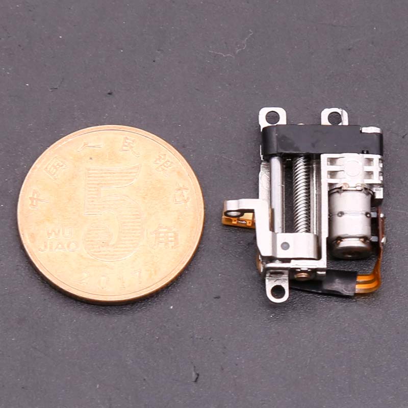 Stroke 10mm Tiny Linear Actuator 5mm Precision Planetary Full Metal Gearbox Gear Stepper Motor 2-phase 4-wire MINI Step Motor