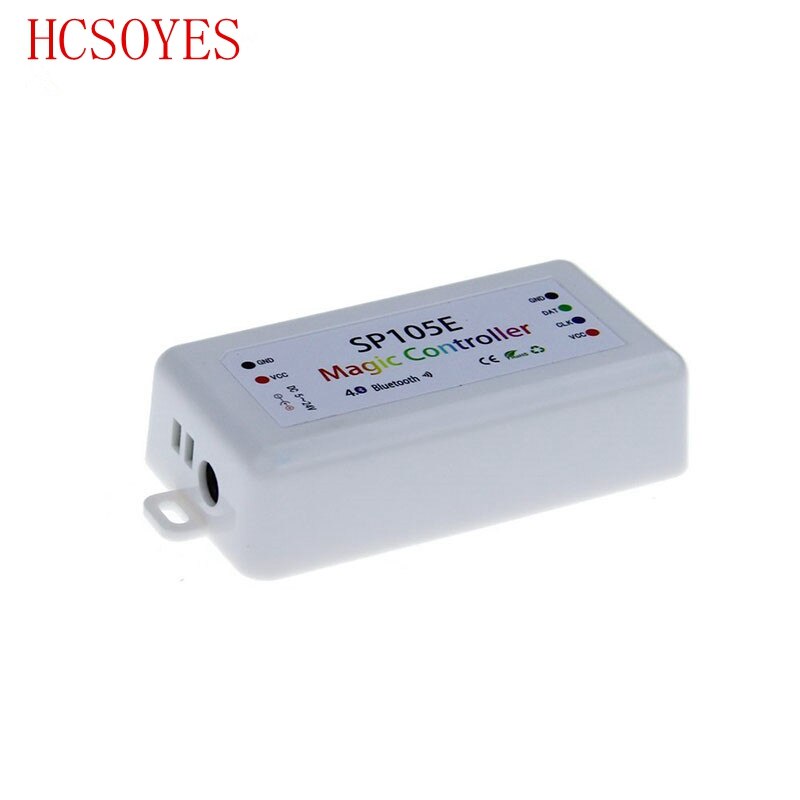 DC5-24V SP105E SP108E Magic Controller Bluetooth 2048 Pixels for WS2811 2812 2801 6803 IC LED Strip Support IOS / Android APP