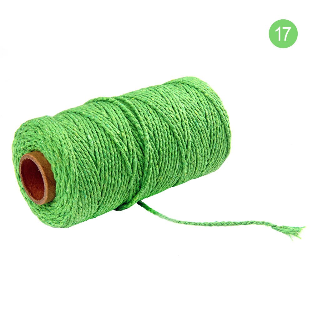 Cordon de ficelle en macramé coton naturel | Cordon en corde naturelle de coton 2MM/100M, décoration artisanale, cordon de ficelle en coton de boulanger suspendu à la main: 17