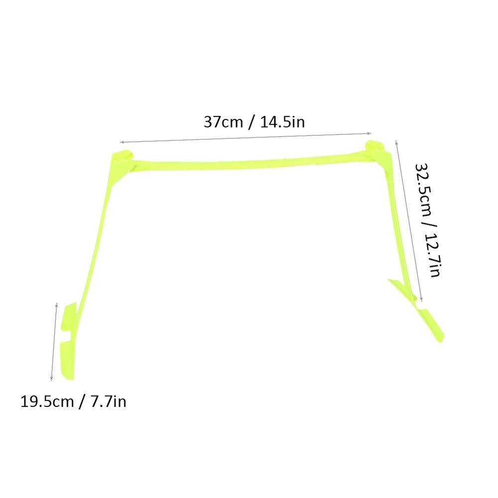 2pcs Football Training Hurdles Soccer Agility Speed Training Aids Height Adjustable Hurdles Sports Training Barrier Equipment