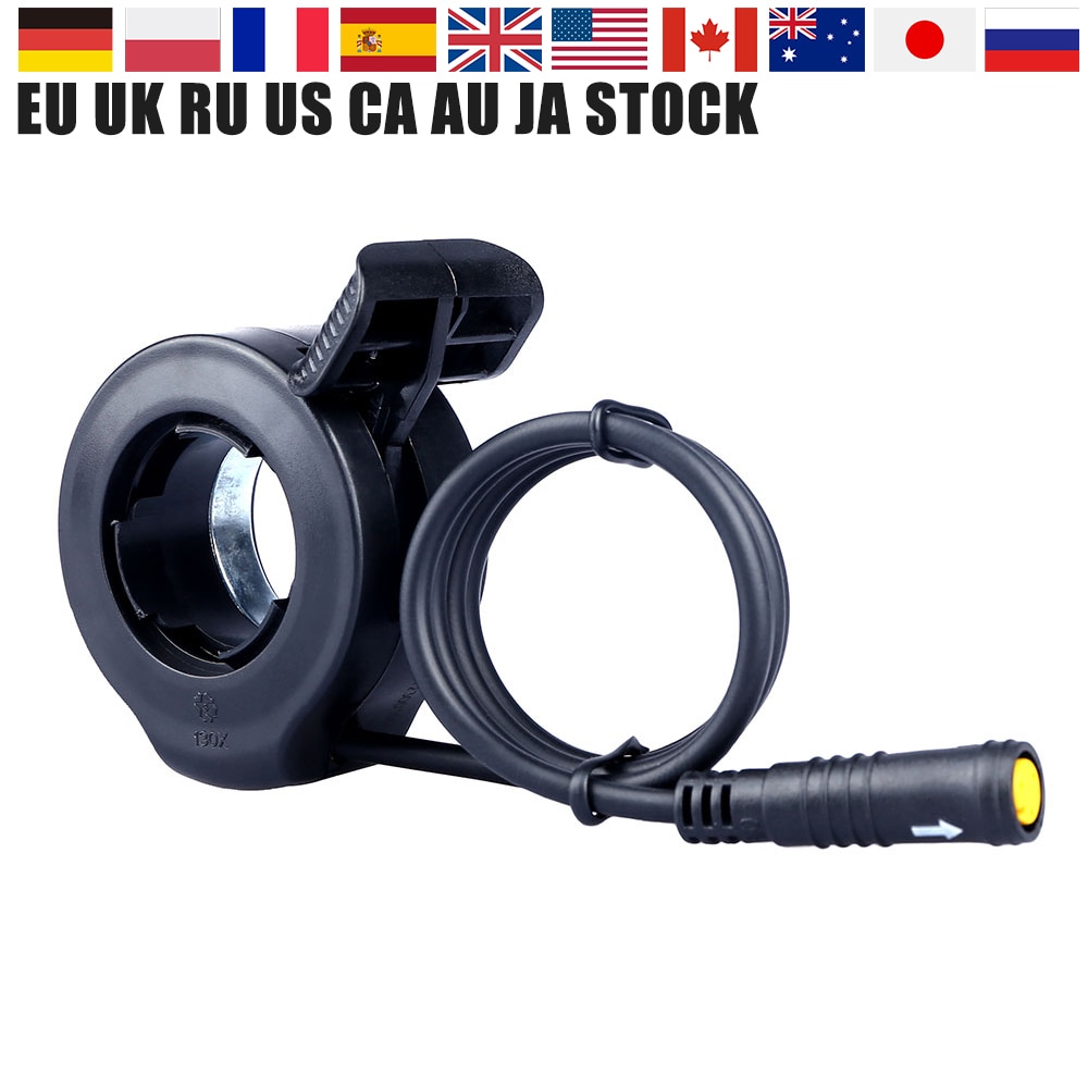 Thumb Throttle For Bafang Mid Drive Motor Electric ebike Conversion Kits 36V 48V 52V 250W 500W 750W 1000W Waterproof 3PIN Female