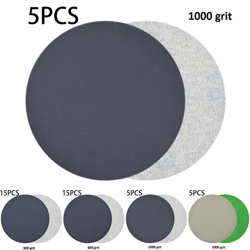 POWERTEC 44012 5-Inch 8-Hole 120 Grit Hook And Loop Sanding Discs, 50 - View #8