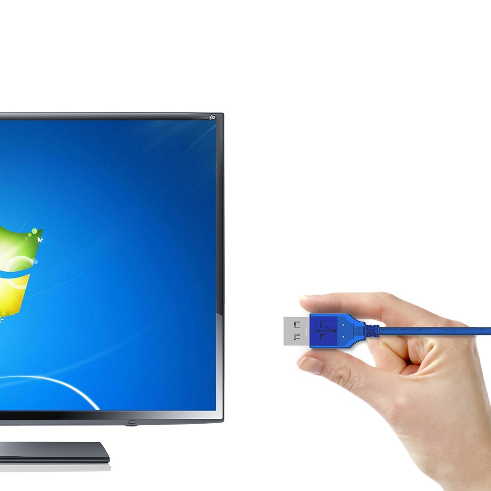 Câble USB 2.0 A mâle AM vers USB 2.0 B, Extension de Type femelle, pour imprimante, 0.3m,