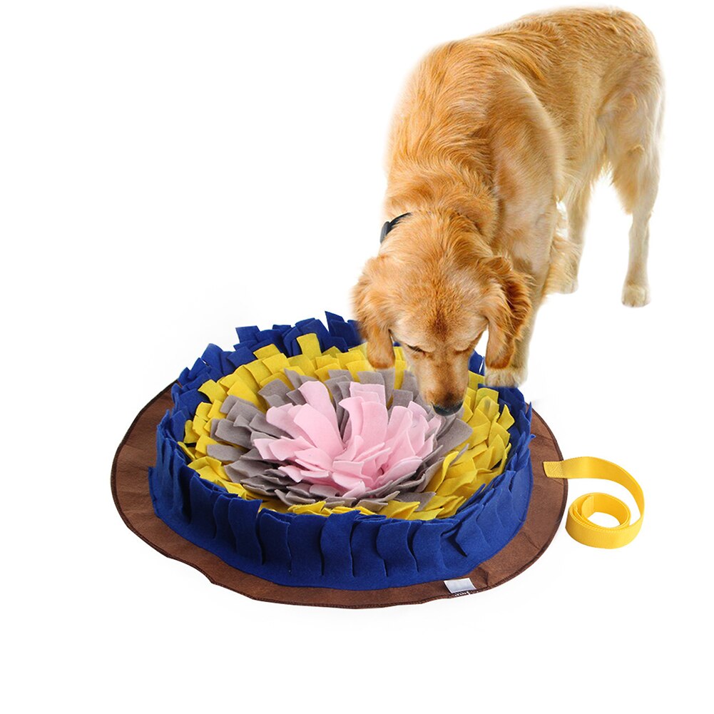 Tapis Anti-reniflement pour chiens, couverture d'entraînement Anti-fuite, soulage le Stress nasal, jouet Puzzle pour animaux de compagnie: Blue