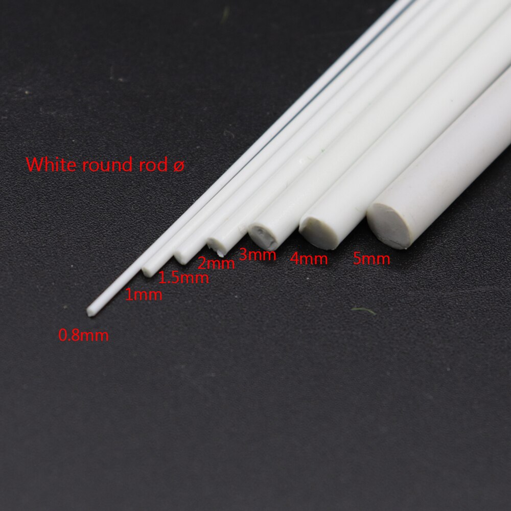0.8mm architectural model making DIY sand table model material model rod ABS rod rod sticks plastic solid rod