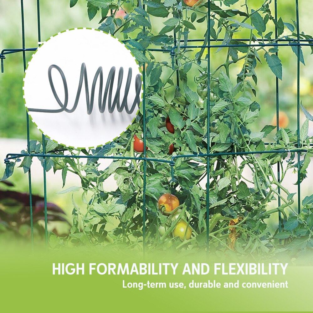 Giardino domestico filo di ferro supporto per piante verdi diametro rivestito in PVC 1.25mm 1.6mm 2mm 2.5mm 3mm confezione da 1kg forniture per bonsai linea sottile