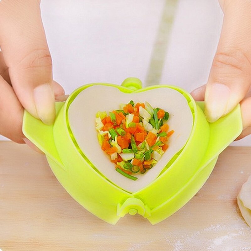 Kjøkken tilbehør dumplings verktøy dumpling jiaozi maker enhet enkel dumpling form klips kjøkken dingser verktøy cozinha redskap d