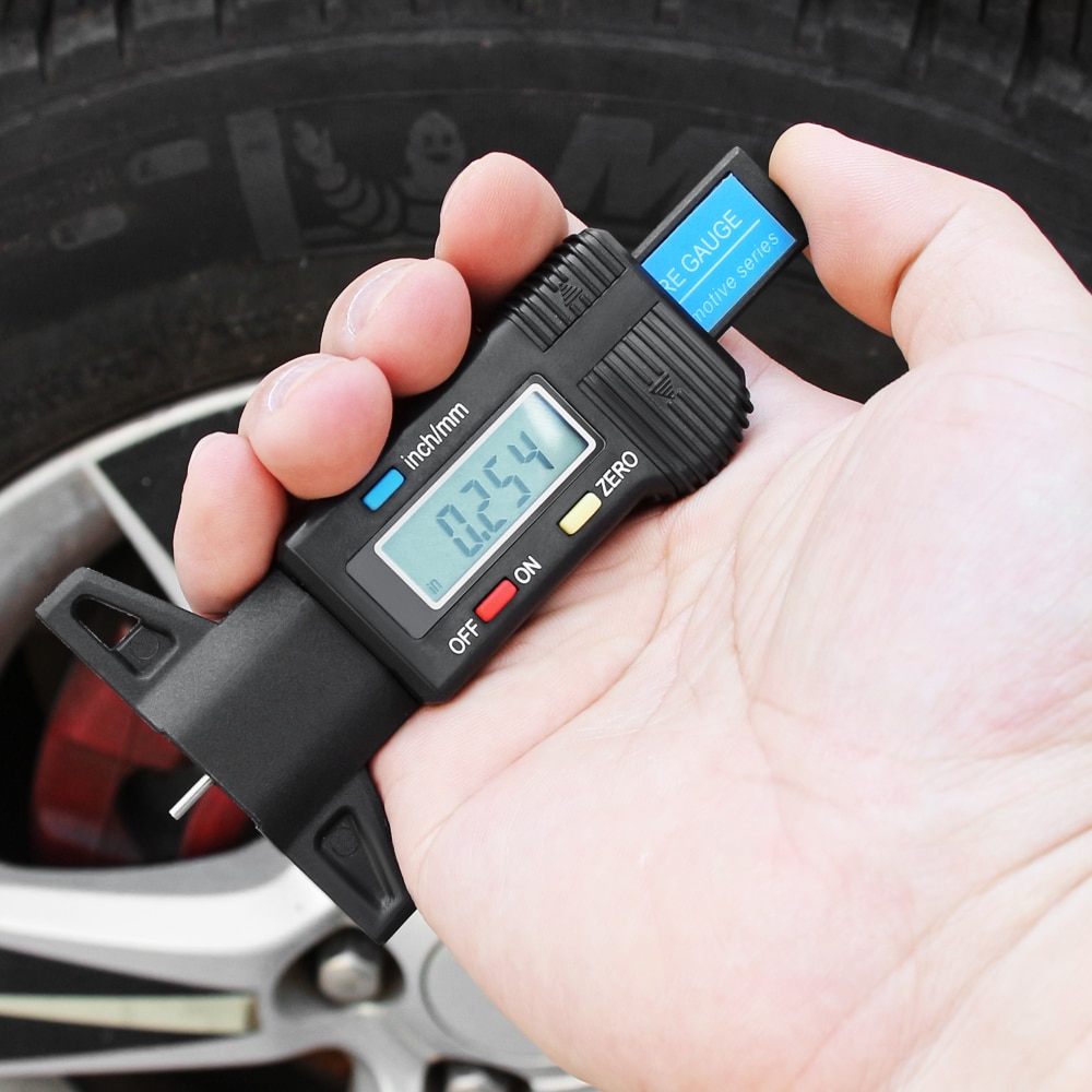 Car Tyre Tire Tread Depth Measurer Tool for Ford focus 2 mk2 fiesta focus 3 mk3 kuga fusion mondeo mk4 transit ranger