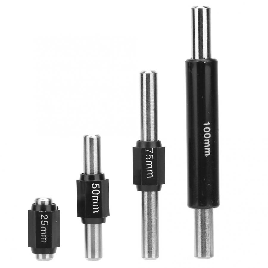 25mm 50mm 75mm 100mm Stainless Steel Outside Micrometer Standard Caliper Calibration Block Rod Bar