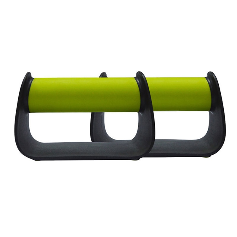 1 Paar Push Ups Stands Grip Fitnessapparatuur Handgrepen Borst Body Buiding Sport Gespierde Training Push Up Rekken Oefening Training: green