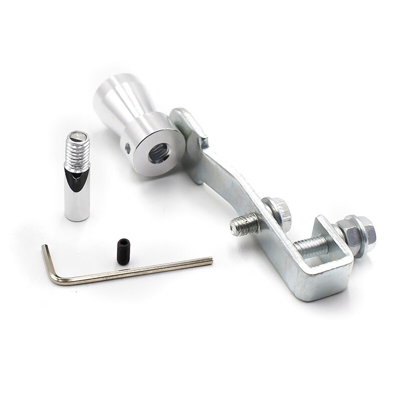 Silenciador de silbato de sonido Turbo Universal para motocicleta, tubo de escape, simulador de válvula de soplado automático, accesorios para coche, tamaño S 18mm