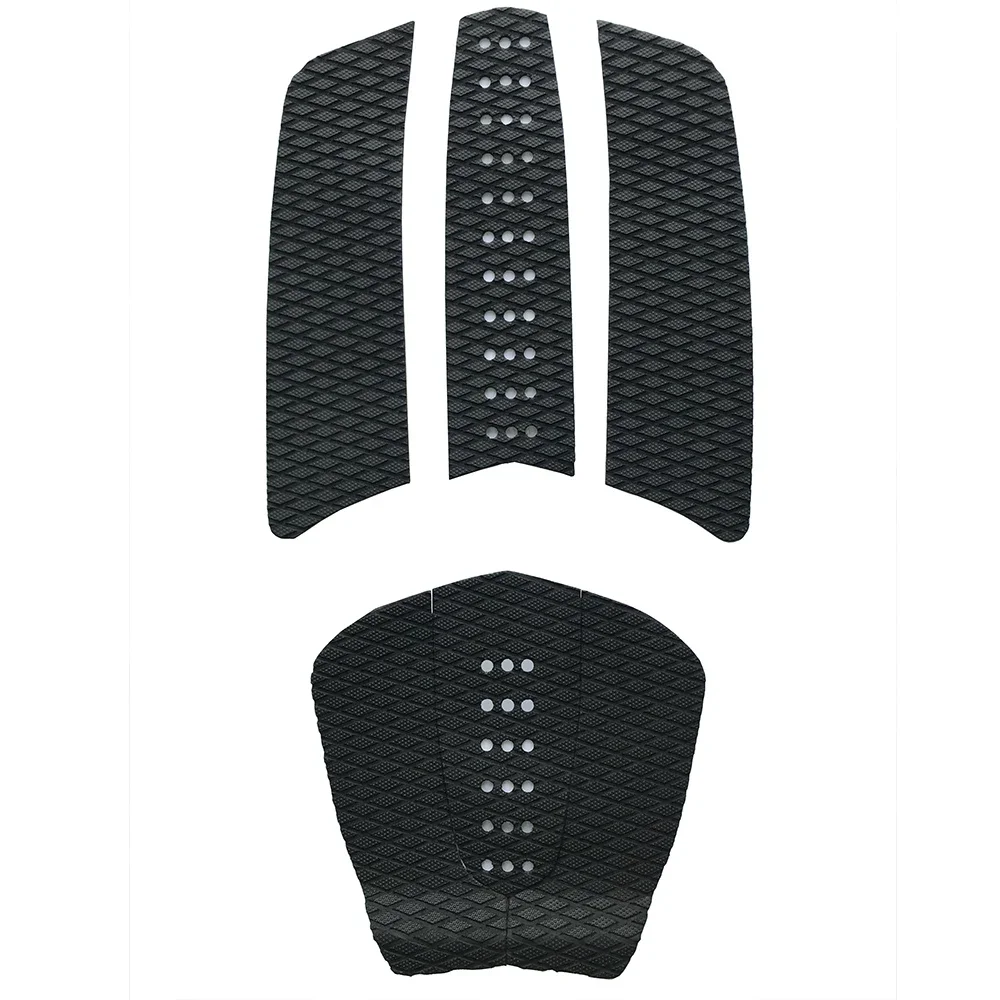 Almohadillas de 6 piezas, alfombrilla de tracción para cubierta SUP, cómoda EVA Premium con agarre para tabla de surf, almohadillas para pies con pegamento trasero de 3M, agarre antideslizante para tabla de surf