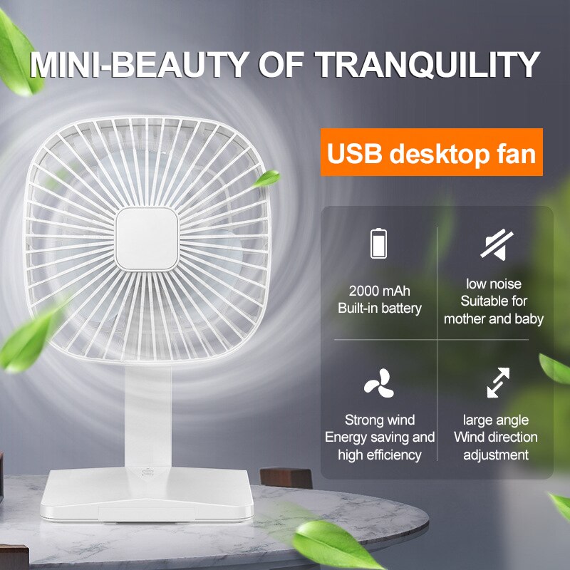 Draagbare Mini Usb Ventilator Tafel Bureau Fans Persoonlijke Super Mute Stille Kleurrijke Cooling Fans Voor Pc Notebook Laptop Usb Gadgets