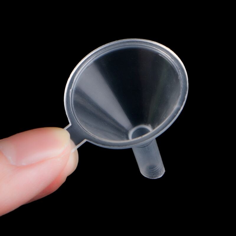 10Pcs Plastic Small Funnels For Perfume Liquid Essential Oil Filling Empty Bottle Packing Tool