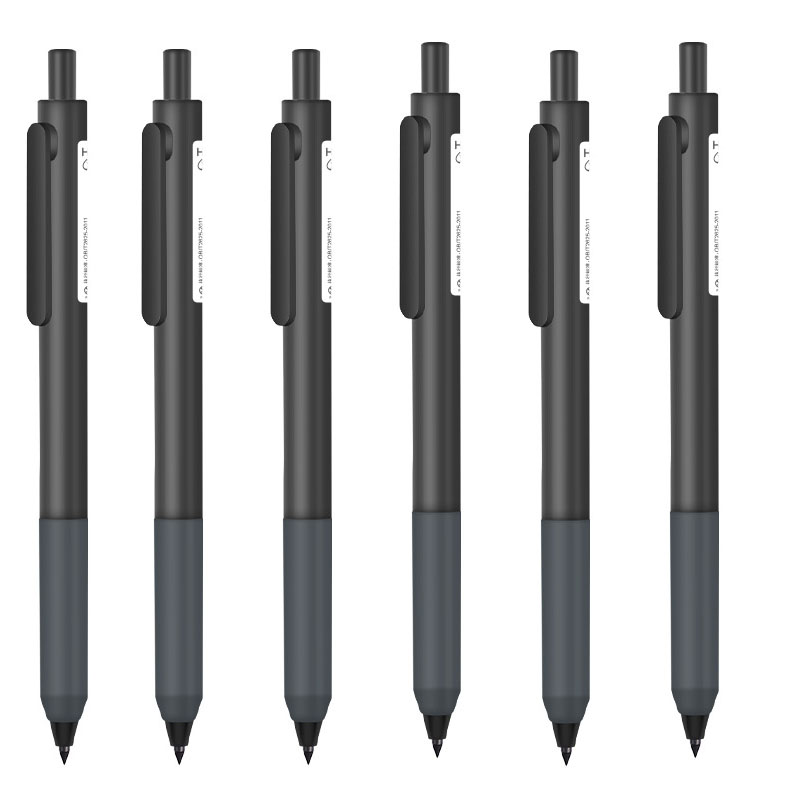 1/3/6 pz Matita Eterna Senza Inchiostro Penna di Scrittura Illimitata infinito arte Schizzo Matite per La Scrittura Forniture per Ufficio Scolastico di Cancelleria: Grigio chiaro