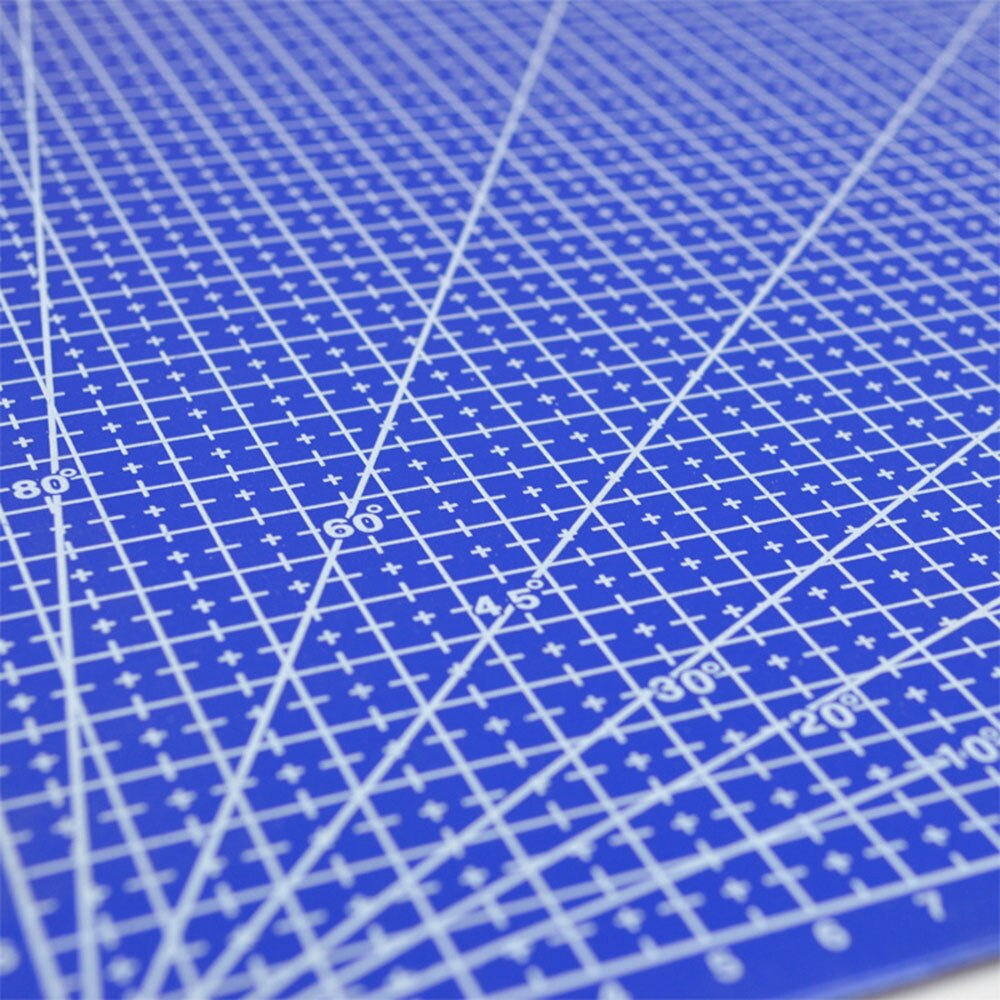 1 Pc A3 Pvc Rectangle Grid Lines Cutting Mat Tool Plastic Craft Diy Tools 45cm * 30cm