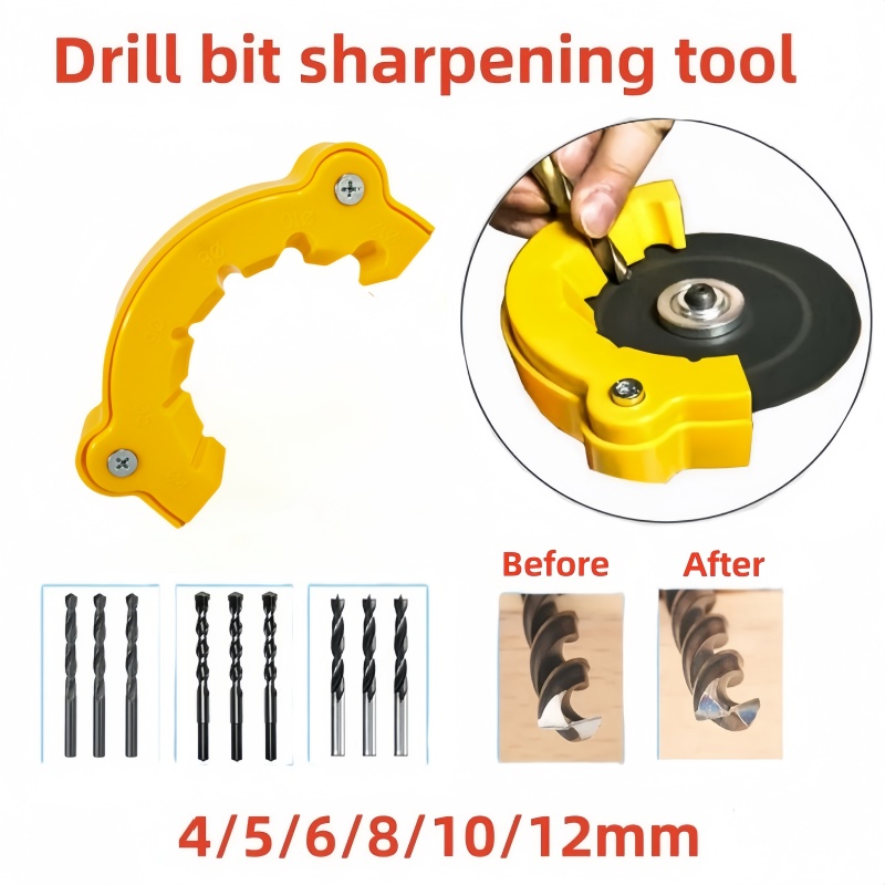 Mehrzweck Bohrer Schleifen Spitzer Polieren Schleifen Werkzeug 125mm Winkel Grinder Powered Werkzeug Teile Für 2-13mm Bohrer Bits: Orange