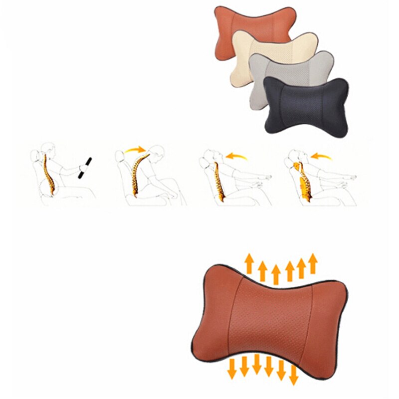 Car seat Neck Pillows Headrest For VW Golf 5 6 7 Jetta MK5 MK6 MK7 CC Tiguan Passat B6 b7 Scirocco Touareg R line GTI Passat