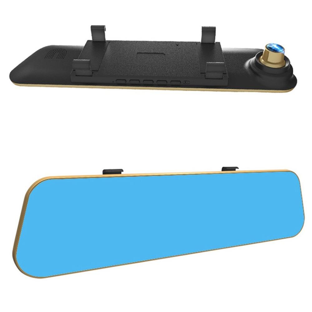 4.3"HD Car DVR Rear View Mirror Video Recorder Dual Cam Reversing Camera Driving Recorder HDMI Video Recorder