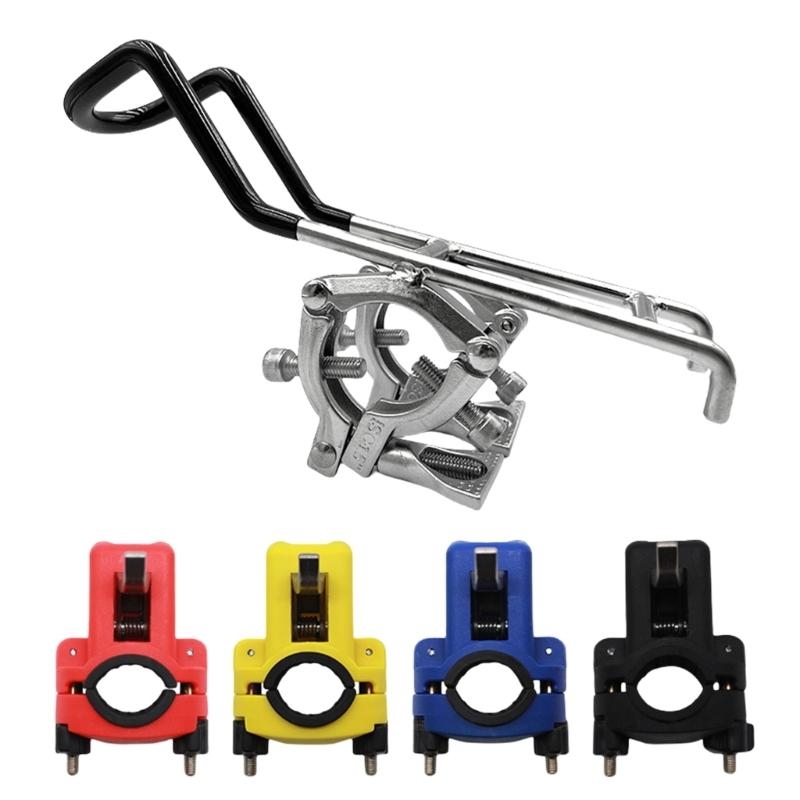 Fiskestangsholder rustfrit stål fiskestangsbeslag både fiskestangklemmeholder både monteringsbeslag