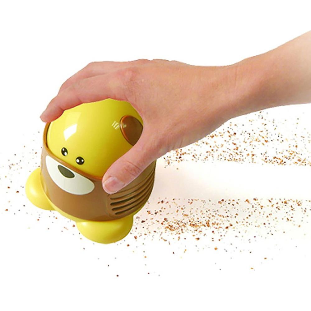 Snygg liten dammsugare djur och växt mini skrivbordstangentbord dammsugare handhållen sopmaskin hemmakontor