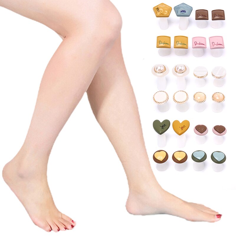 8Pcs/Set Soft Silicone Flower Heart Toe Separator Foot Finger Divider Form Manicure Pedicure Care Nail Art Tool Holder Accessory