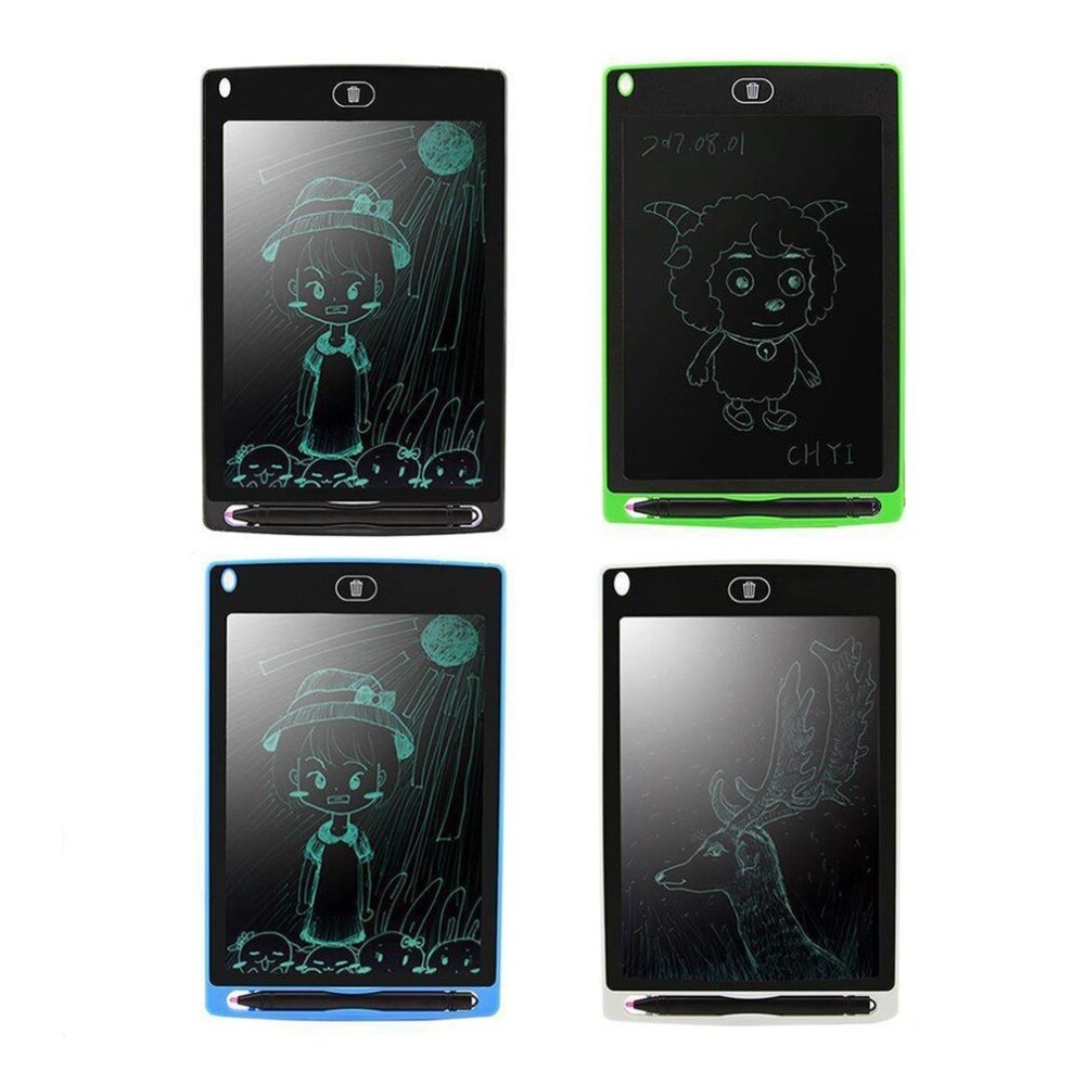 Tableta de dibujo de escritura de 8,5 pulgadas, Bloc de notas Digital LCD, tabla gráfica de escritura a mano, tablón de anuncios para educación,