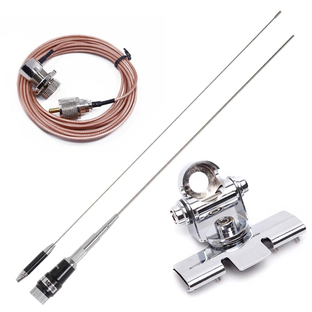 NAGOYA M288 double bande VHF/UHF 144/430MHz 3.5/6.0dBi haut Gain Radio de voiture Amateur Mobile/Station antenne mise à niveau M285 antenne: Default Title