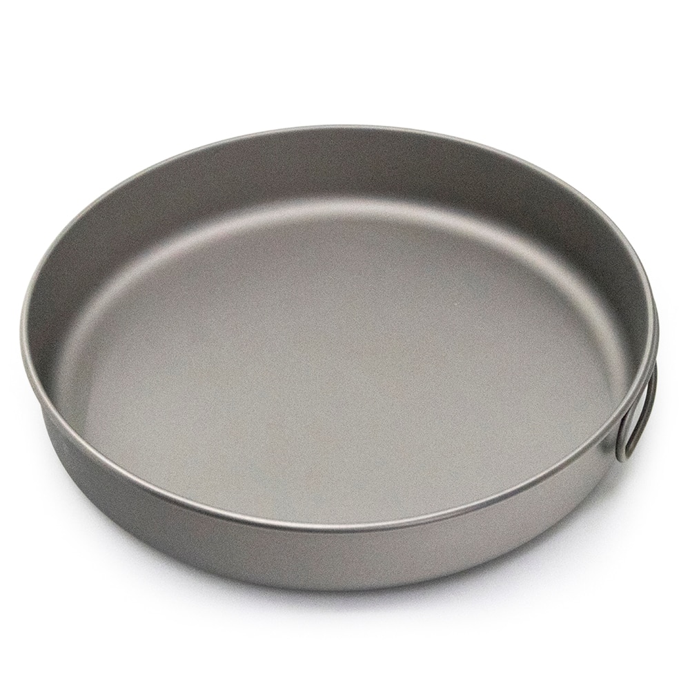 Outdoor Titanium Frypan Titanium Cup Camping Hiking Frying Pan Water Cup Mug Titanium Pan Utensils Hiking Picnic Cooking Picnic