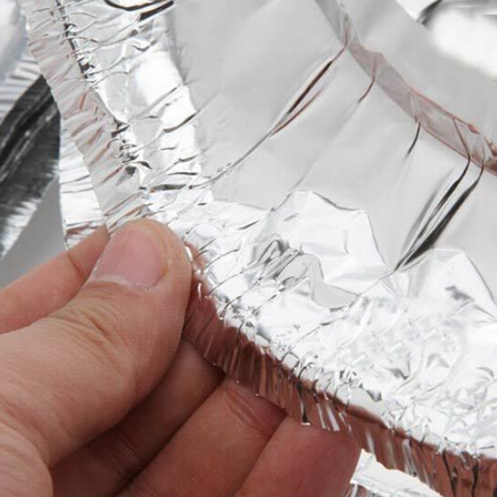 10 stk aluminiumsfolie papir gaskomfur beskyttere dækpude fedtfast aluminiumsfolie papir køkken rengøring tilbehør